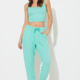 Tropical Green Hacci Jogger