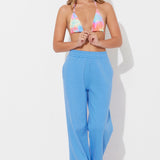 Seabright Blue Surf Wash Wide Leg Pant