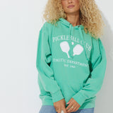 Island Green "Pickleball Club" Pigment Dyed Hoodie