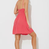 Cherry V-Neck Promo Dress