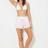 Hot Pink White Striped Gauze Short