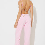 Hibiscus Pink Pigment Dye Jogger