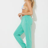 Tropical Green Pigment Dye Jogger