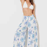 Hibiscus Floral Printed Rayon Pant