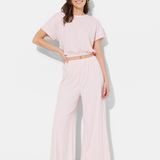 Hibiscus Pink Washed Garment Dye Pant