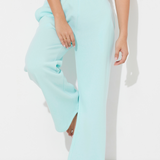 Breezy Blue Surf Wash Wide Leg Pant