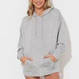 Heather Grey Cloud Pullover Hoodie