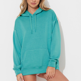 Marine Green Cloud Pullover Hoodie