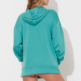 Marine Green Cloud Pullover Hoodie