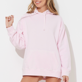 Hibiscus Pink Garment Dye Hoodie