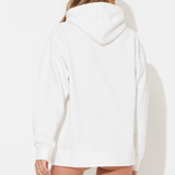 White Garment Dye Hoodie