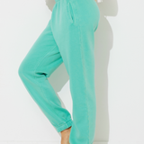 Tropical Green Pigment Dye Jogger