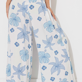 Hibiscus Floral Printed Rayon Pant