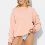 Sunkissed Peach Pigment Dye Crew Tunic