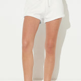 Bright Ivory Surf Wash Shorts